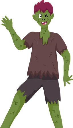 Halloween Zombie  Illustration