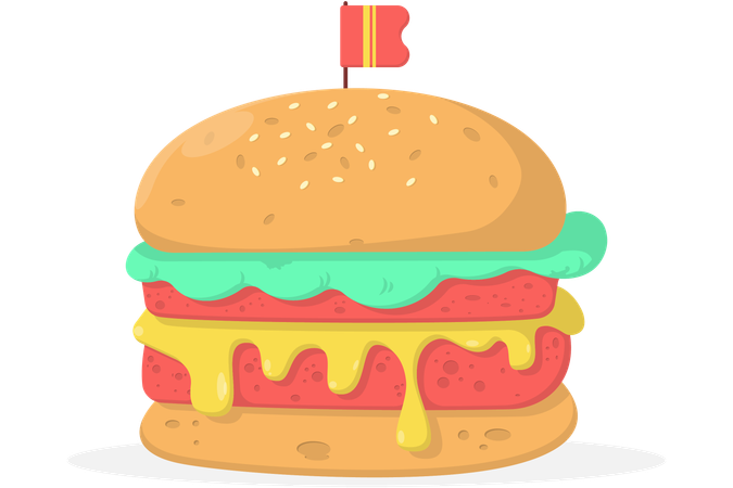 Hamburger  Ilustração