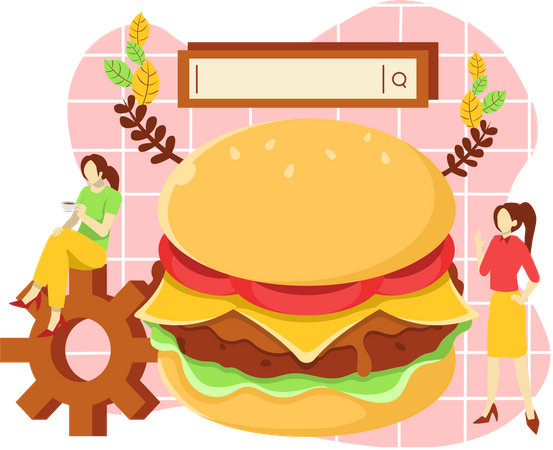 Hambúrguer  Ilustração