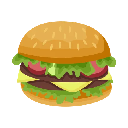 Hamburguesa  Ilustración