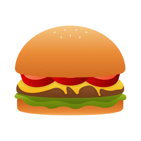 Hamburguesa  Ilustración