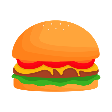 Hamburguesa  Ilustración