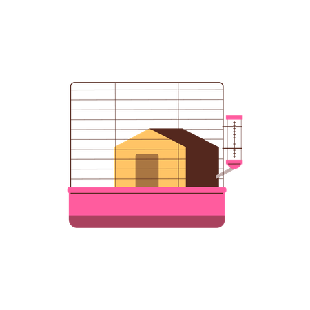 Hamster cage  Illustration