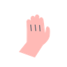 illustrations of hand emoji