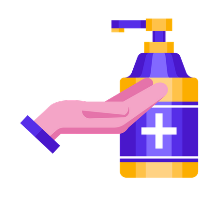 Hand Sanitizer  Illustration