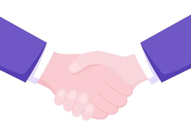 Hand shake  Illustration