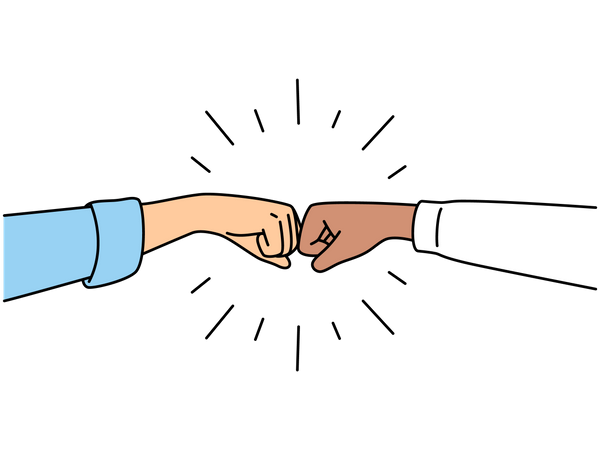 Hand shaking  Illustration