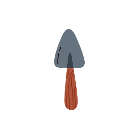 Hand shovel  Illustration