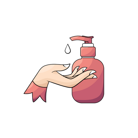 Hand wash Illustration