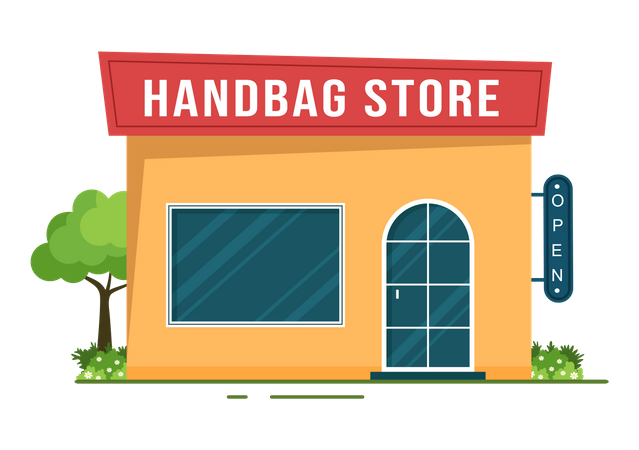 Handbag Store  Illustration
