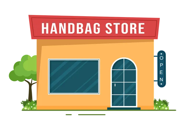 Handbag Store  Illustration