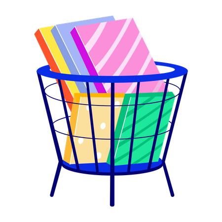 Handcrafted basket  Illustration