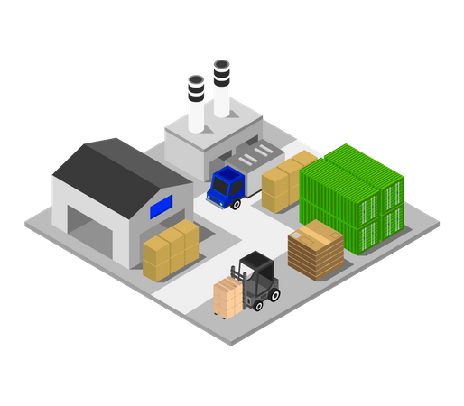 Handelsunternehmen  Illustration