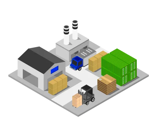 Handelsunternehmen  Illustration