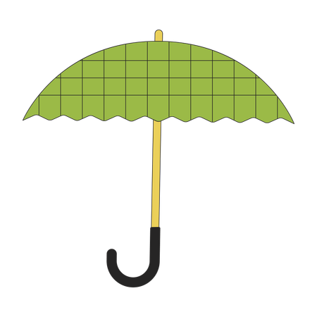 Handle umbrella accessory  Illustration
