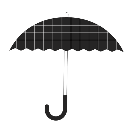 Handle umbrella accessory  일러스트레이션