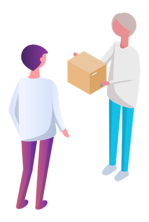 Handling Package  Illustration