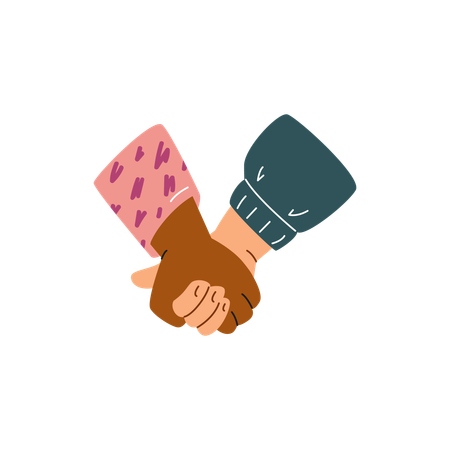 Handshake for unity  Illustration