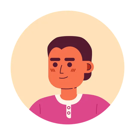 Handsome indian man  Illustration