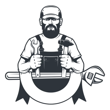 Handyman  Illustration