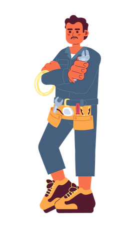 Handyman tool belt  Illustration