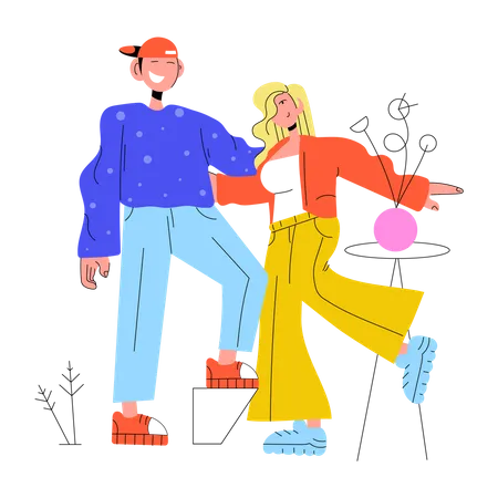 Hang Out  Illustration