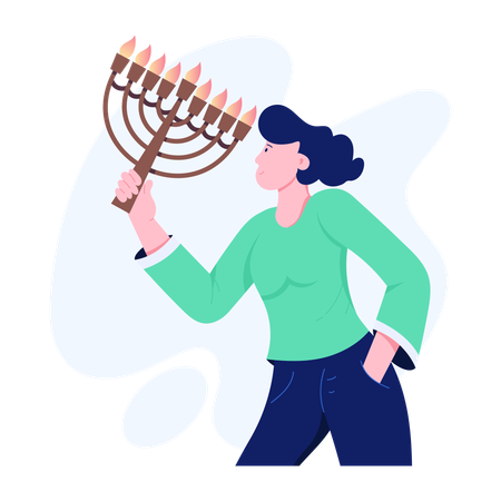 Hanukkah  Illustration