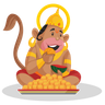 illustration for hanuman