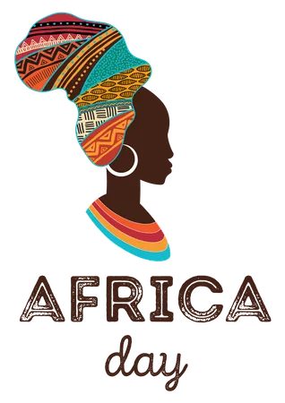 Happy Africa Day Vector Poster Banner Card Template Illustration