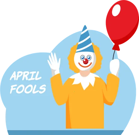 Happy April Fool Illustration
