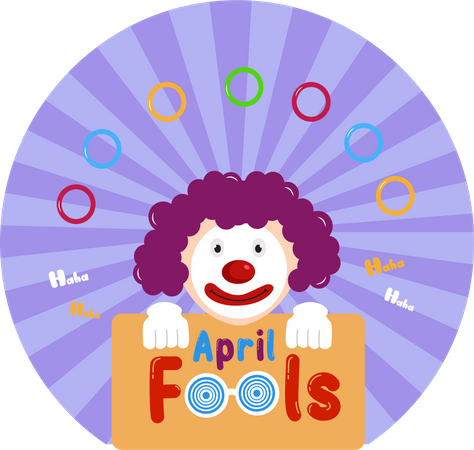 Happy April Fool  Illustration