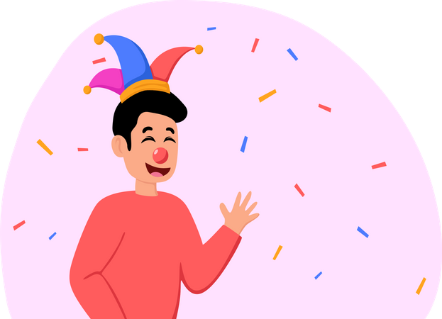 Happy April Fool  Illustration