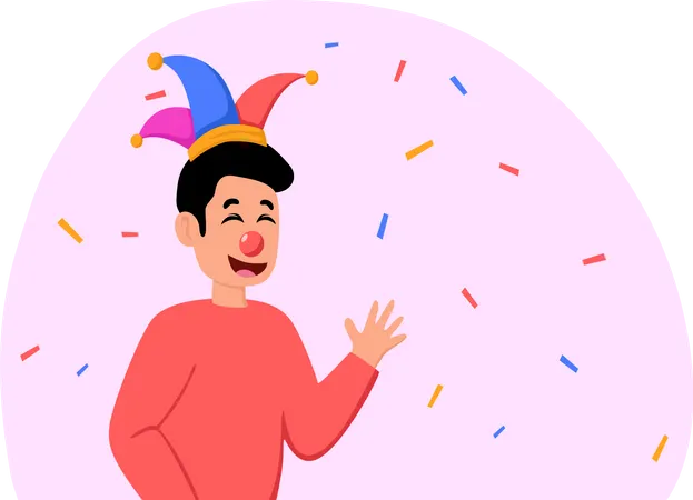 Happy April Fool  Illustration
