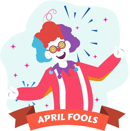 Happy April Fool  Illustration