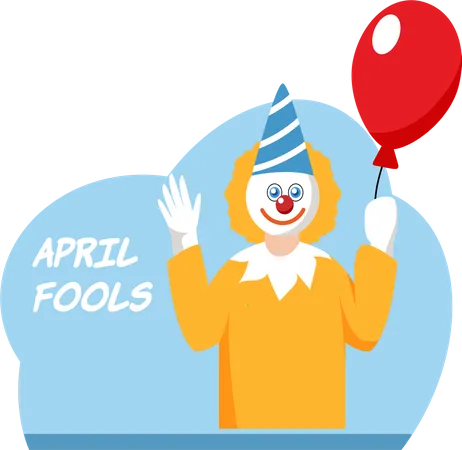 Happy April Fool  Illustration