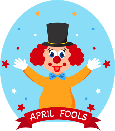 Happy April Fool  Illustration