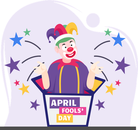 Happy April Fool  Illustration
