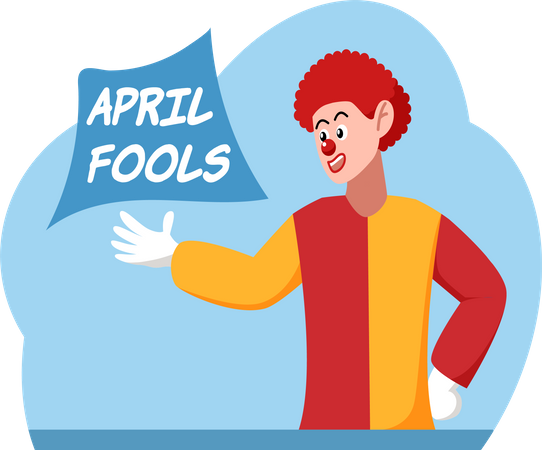 Happy April Fools Illustration