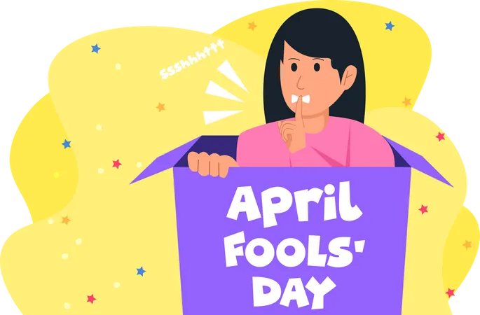 Happy April Fools  Illustration