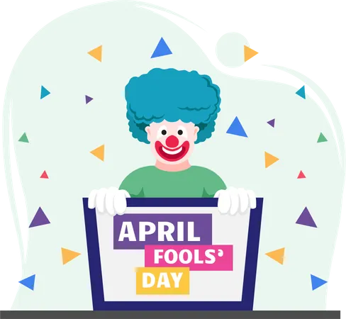 Happy April Fools  Illustration