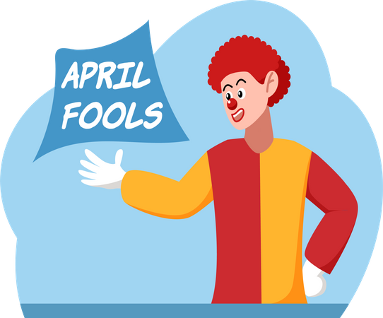 Happy April Fools  Illustration