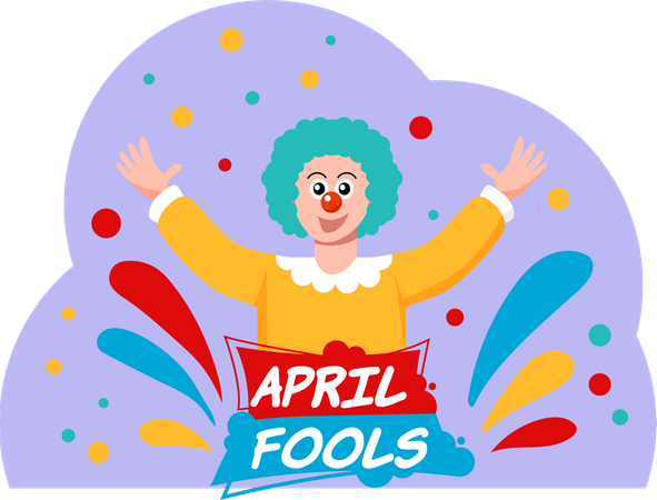 Happy April Fools  Illustration