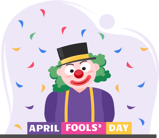 Happy April Fools  Illustration