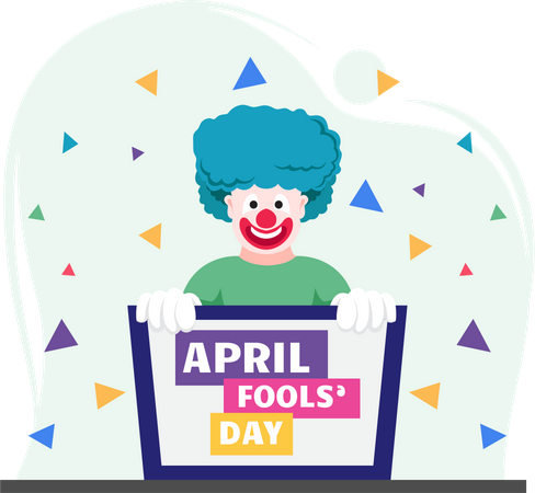 Happy April Fools  Illustration