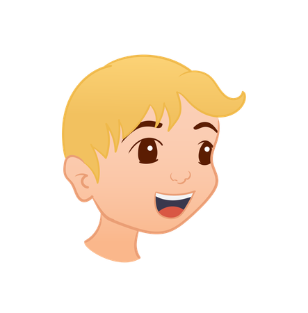 Happy Boy  Illustration