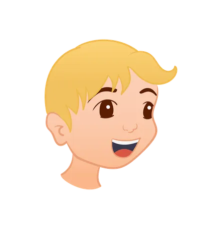 Happy Boy  Illustration
