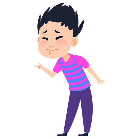 Happy boy  Ilustração