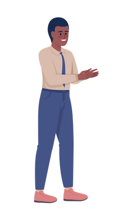 Happy businessman  Illustration