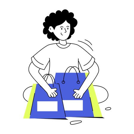 Happy Buyer  Illustration