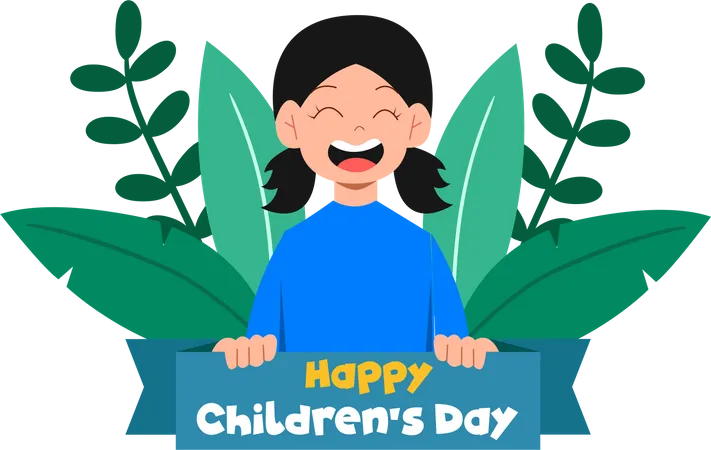 Happy Children's Day  Illustration